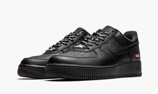 Air Force 1 Low “Supreme – Mini Box Logo Black” - footcandysnkrs