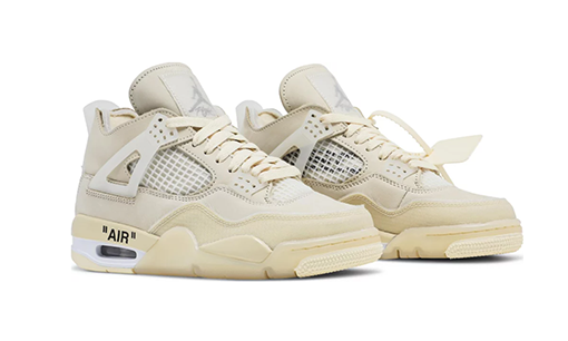 Air Jordan 4 Retro SP WMNS “Off-White – Sail” - footcandysnkrs