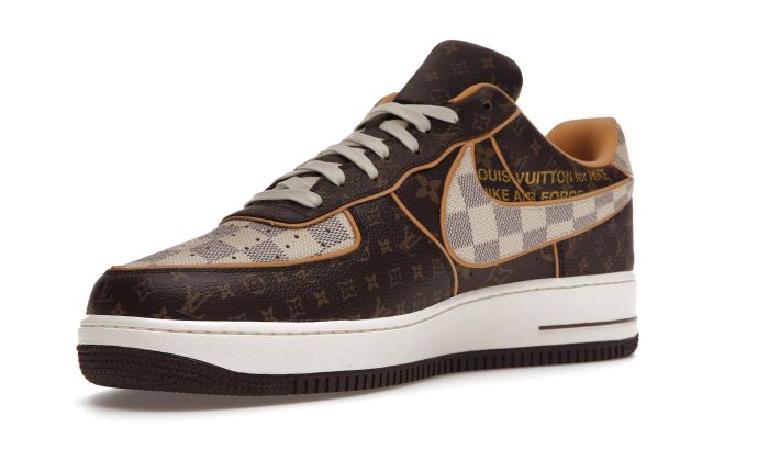 Nike Air Force 1 Low Louis Vuitton Monogram Brown Damier Azur ...